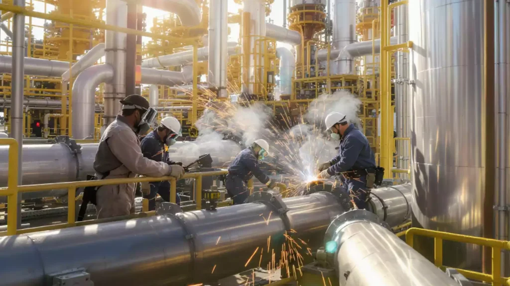 Proyectos de mantenimiento en plantas Oil & Gas (aislamiento, pintura, soldadura)