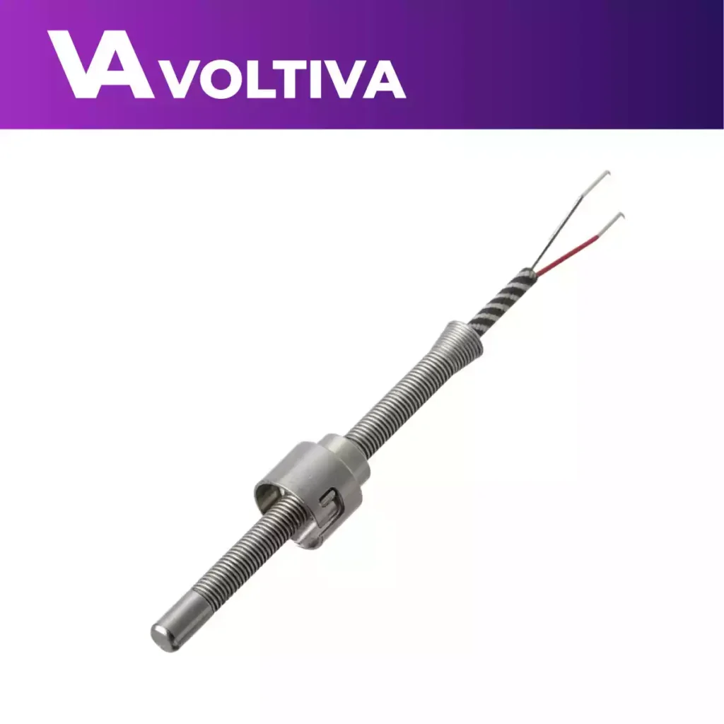 TERMOCUPLA TIPO J – PRECABLEADA CON CAMPANILLA REGULABLE Y BULBO SÓLIDO