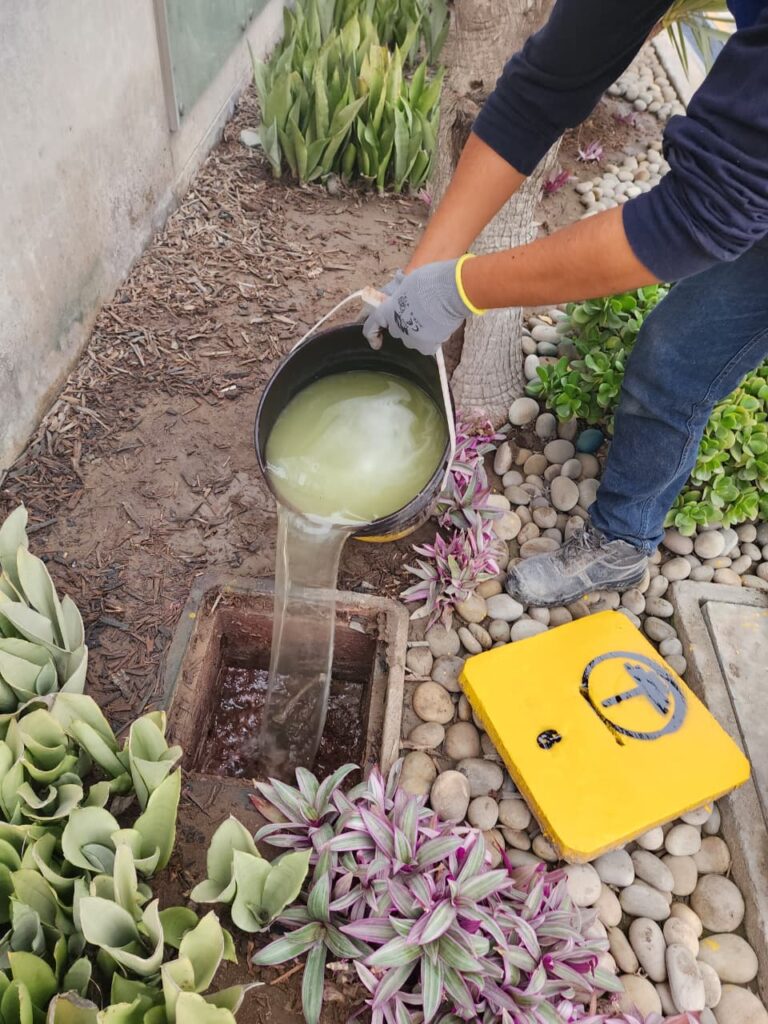Mantenimiento de pozo a tierra