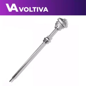 TERMOCUPLA TIPO K – BULBO RECTO CON PUNTA REDUCIDA Y ROSCA MÓVIL