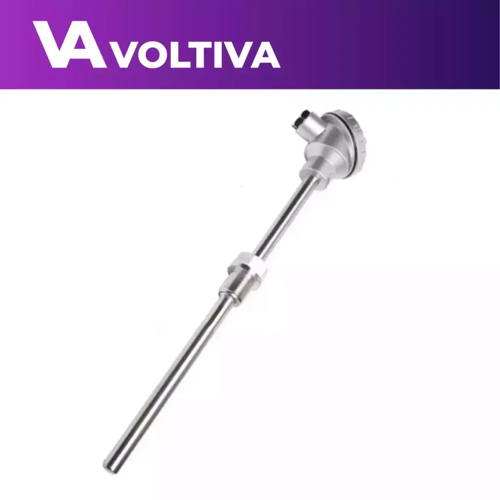 TERMOCUPLA TIPO K – CON FUNDA Y EXTENSIÓN METÁLICA CON CONEXIÓN ROSCADA