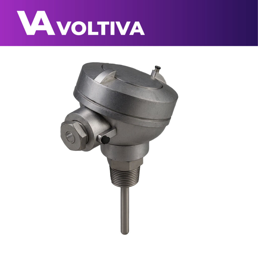 TERMOCUPLA TIPO T CON BULBO RECTO EN ACERO INOXIDABLE AISI 316