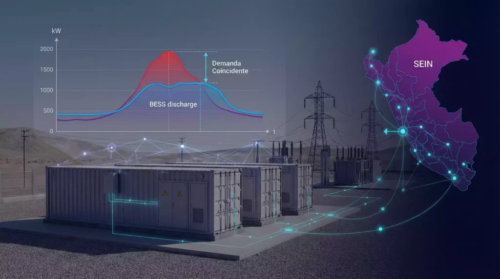 PPA BESS para reducir cargos por potencia