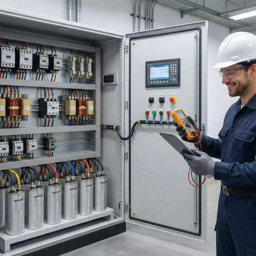 Implementación de banco de condensadores en lima