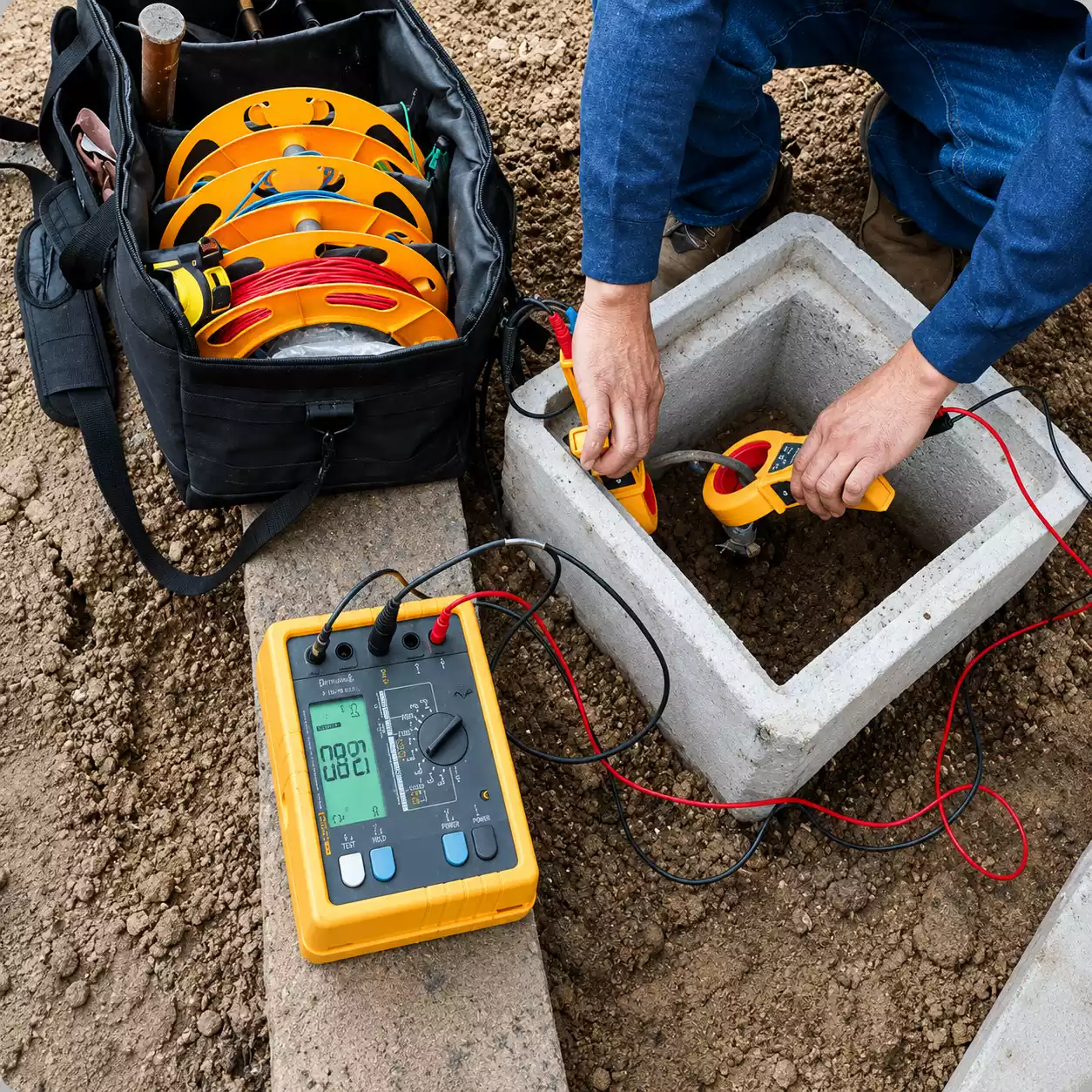 7-Limpieza de electrodo de pozo a tierra